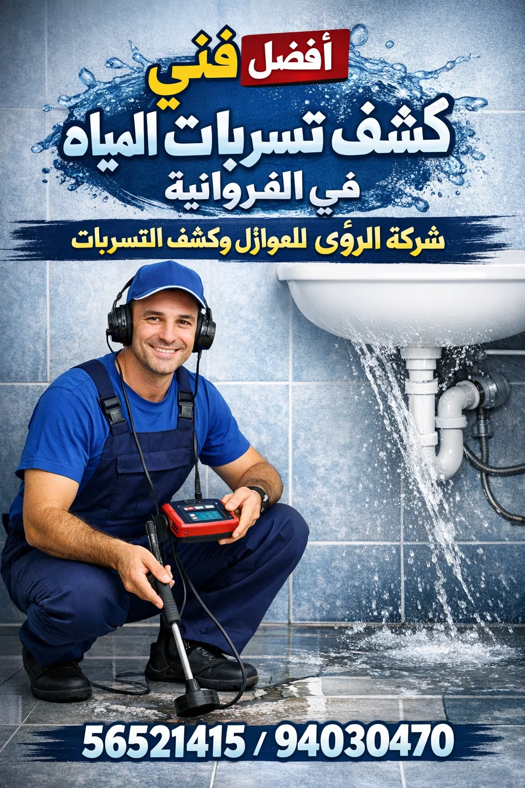 أسعار خدمات كشف تسربات المياه في الفروانية