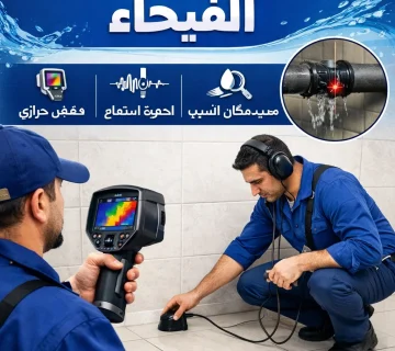 شركة كشف تسريب المياه بدون تكسير الفيحاء