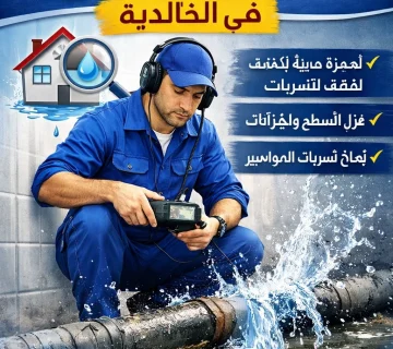 أفضل شركة كشف تسربات المياه في الخالدية