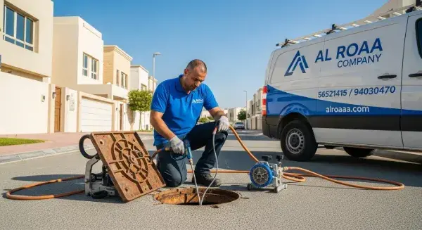 مقارنة بين تسليك مجاري الفنطاس اليدوي والآلي