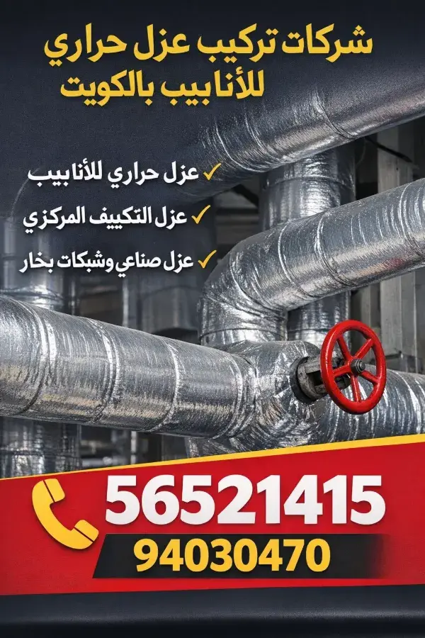 أفضل شركات تركيب عزل حرارى للانابيب بالكويت