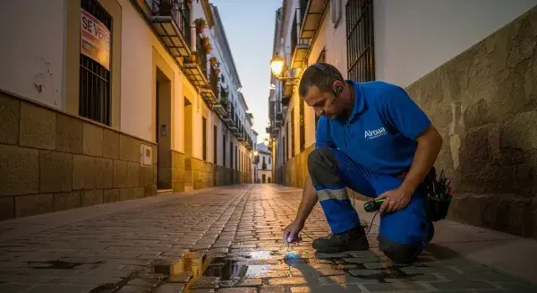 مقارنة بين كشف تسربات المياه بقرطبة التقليدي والحديث