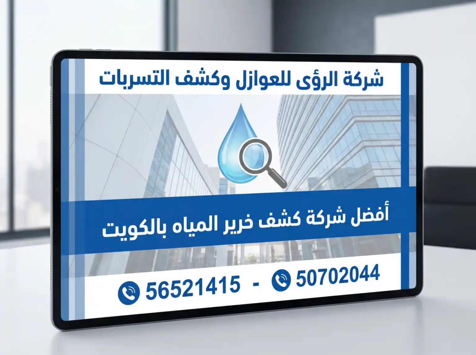 شركة الرؤى أفضل شركة كشف خرير المياه بالكويت لعام ٢٠٢٦