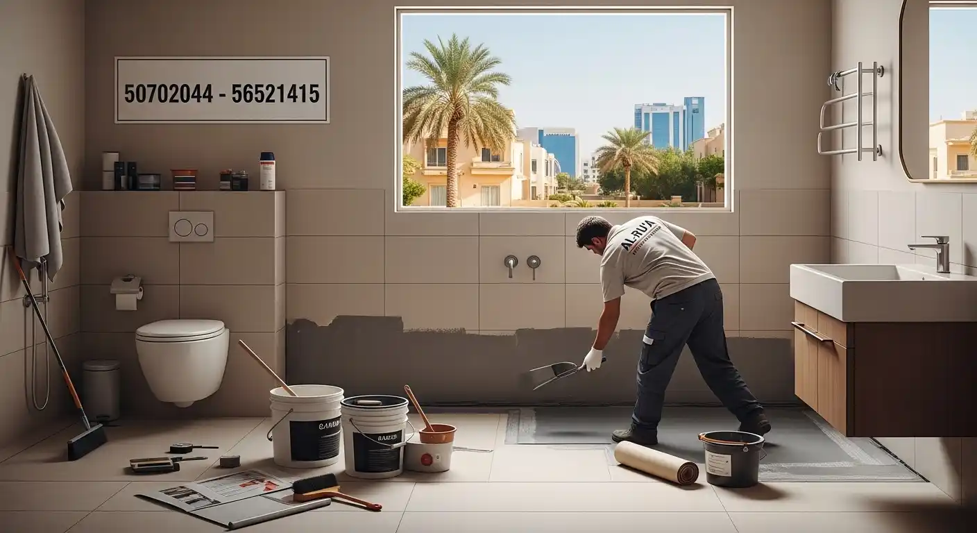 خطوات العمل الاحترافية التي نتبعها في شركة عزل حمامات بالكويت