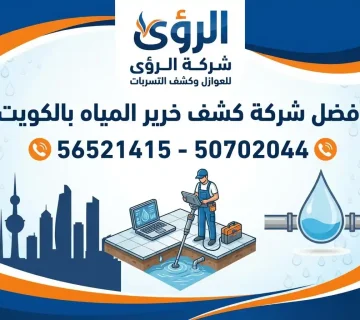 أفضل شركة كشف خرير المياه بالكويت