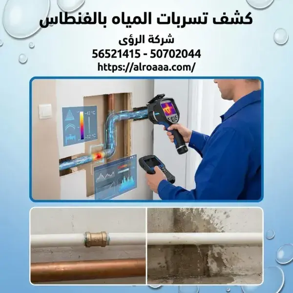 متى تحتاج إلى كشف تسربات المياه بالفنطاس